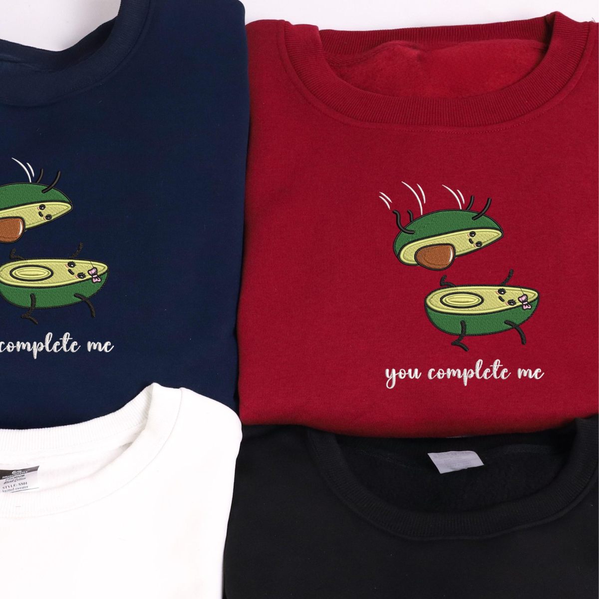 You Complete Me Funny Avocado - Personalized Embroidered Apparel - Gift For Girlfriend 4_5376287f-6832-4cff-84e9-a14255928f75.png