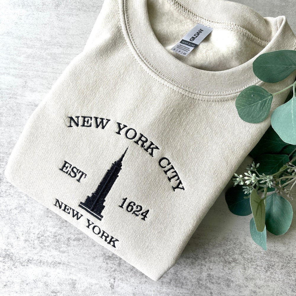 Embroidered New York Sweatshirt, Nyc Sweatshirt, City Sweatshirt, Embroidered City Trendy Sweatshirts, Empire State Building, Nyc Crewneck 4_5e81d380-cc73-4ce6-8122-599f7815aa6b.jpg