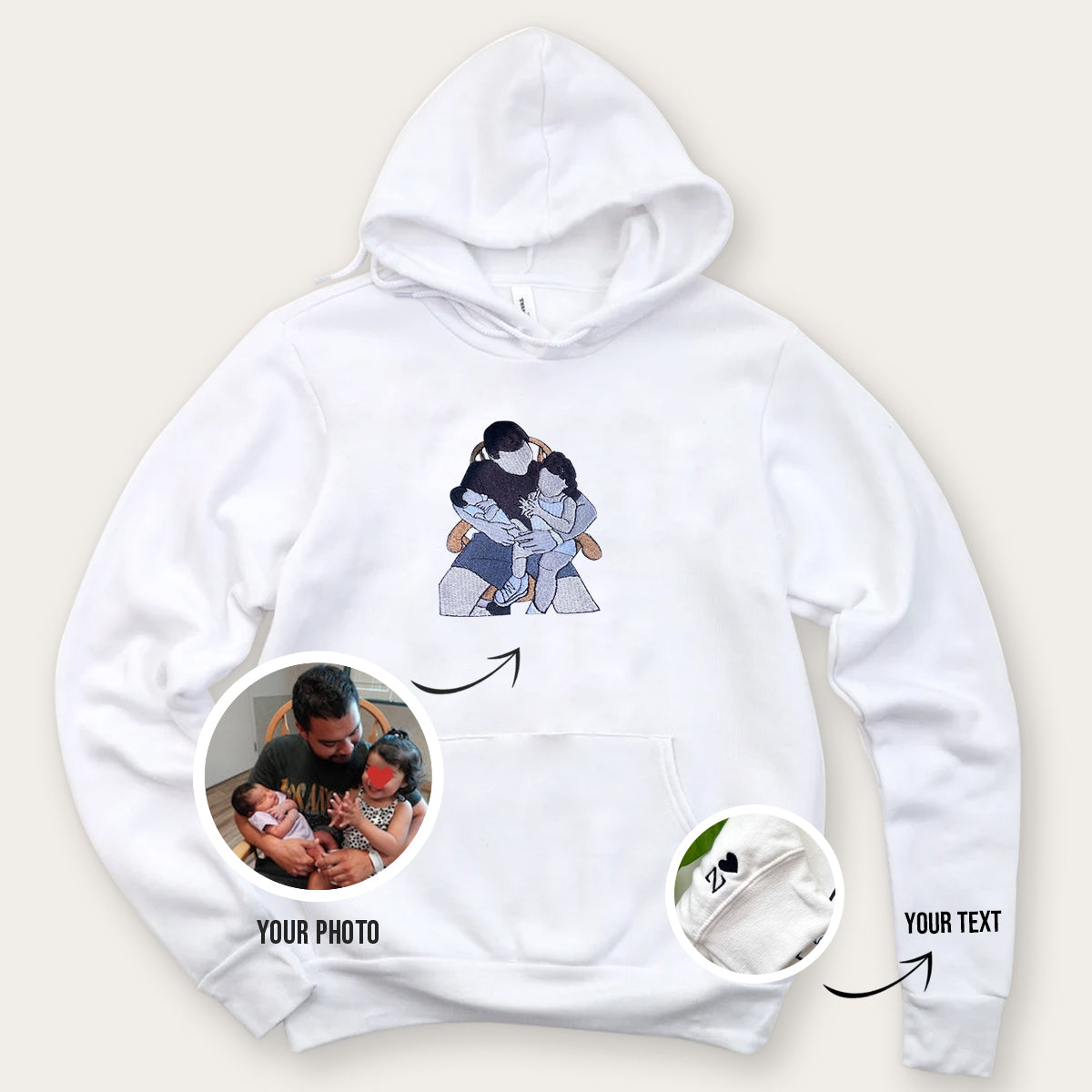 Custom Embroidered Family Portrait Hoodie - Father's Day Gift - Personalized Dad Shirt - Embroidered Photo Shirt - Music Shirt 4_6c4dad19-7a4f-4215-815f-c542044e61ed.jpg?v=1742188022