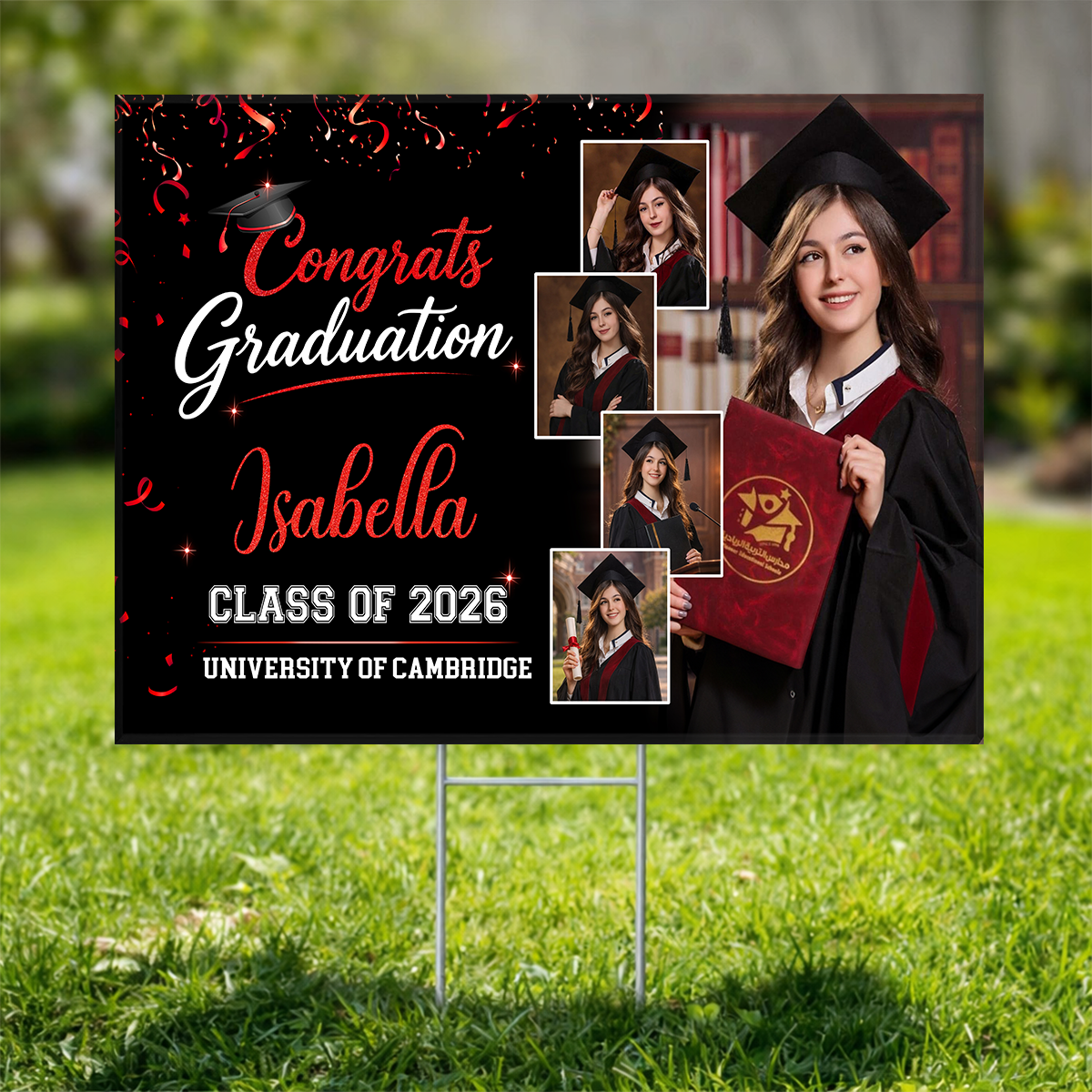 Graduation Party Yard Sign - Class of 2026 Lawn Sign