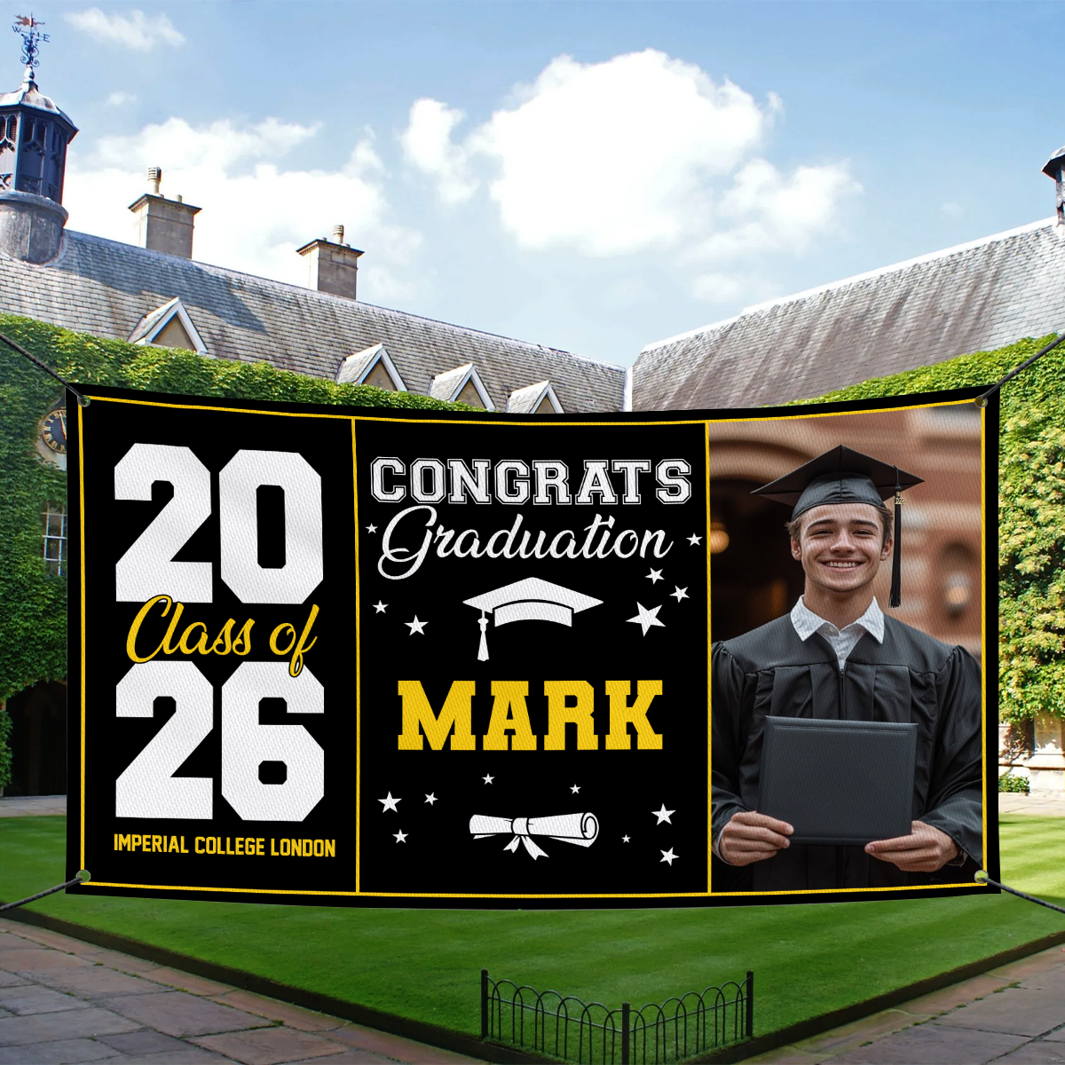 Diamond Graduation Banner - Class of 2026 Banner