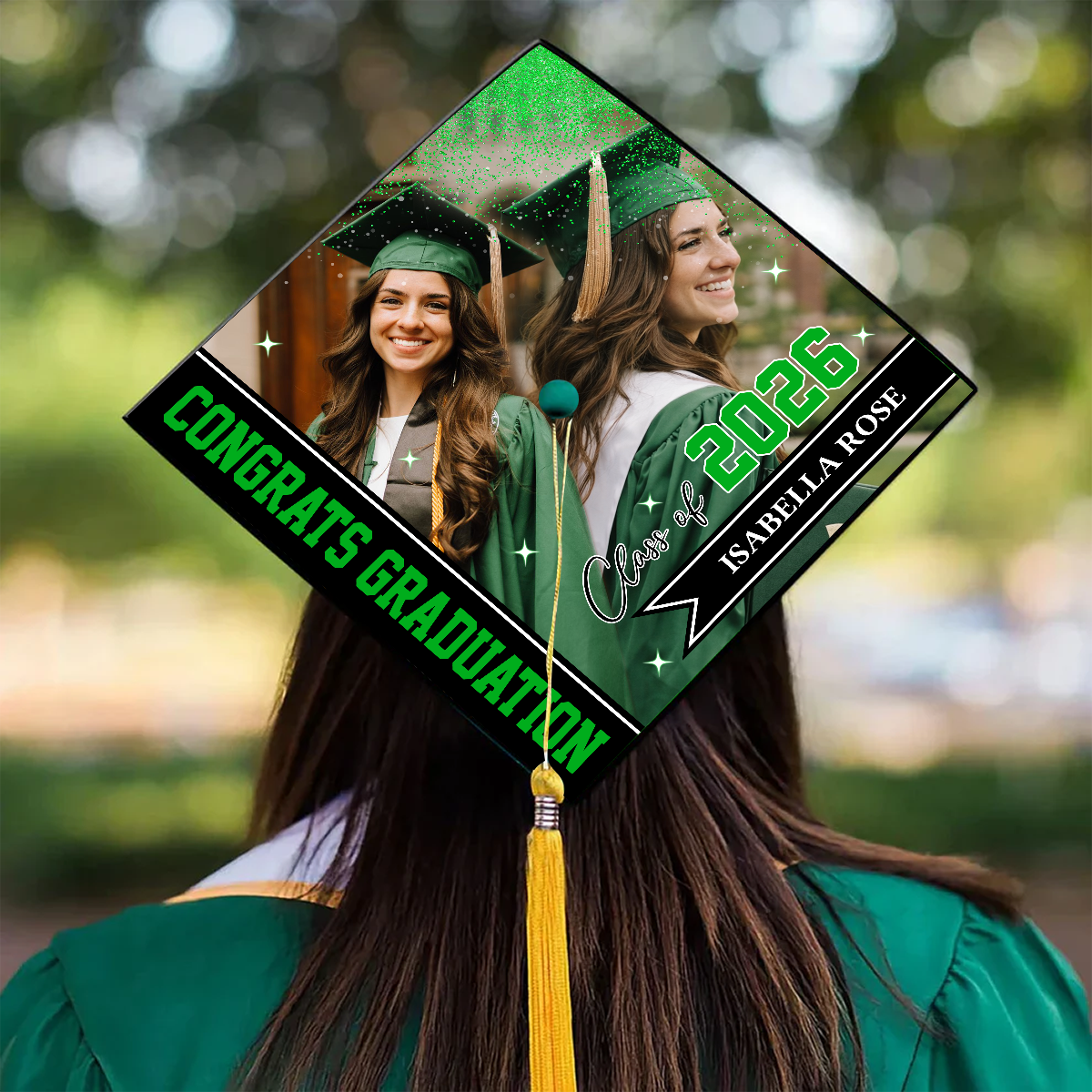 Bubble Graduation Cap Topper - Decorations For Grad Cap