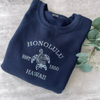 Embroidered Honolulu Hawaii Sweatshirt, Hawaii Hoodie, Crewneck Sweatshirt, Graphic Sweatshirt, Trendy Sweatshirt, Aesthetic Sweatshirt 4_9ede38d9-b549-4381-bd8b-2b31fed05132.jpg