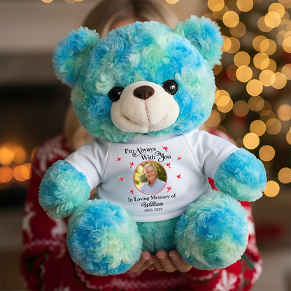 In Loving Memorial Photo - Personalized Teddy Bear