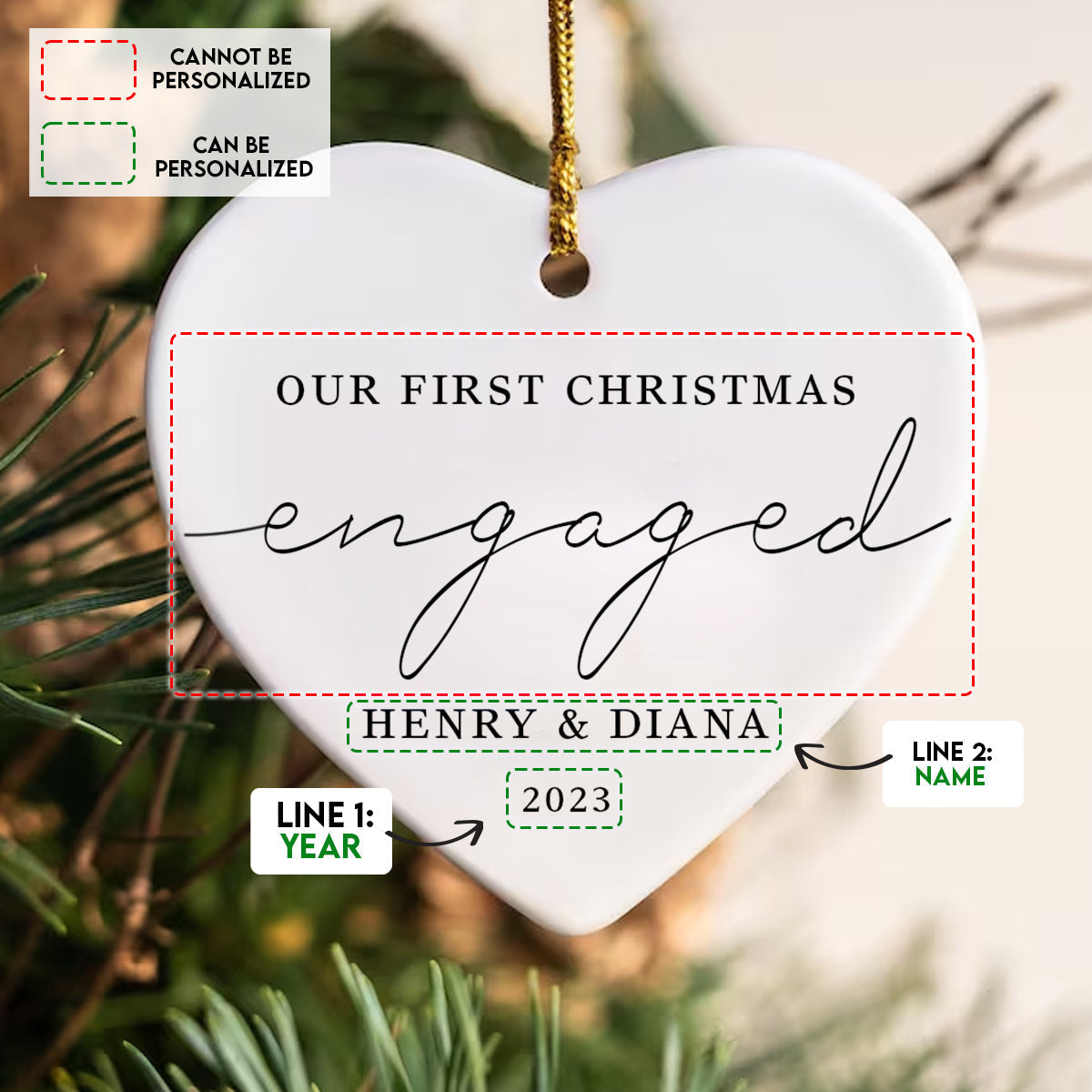 Our First Christmas Engaged - Personalized Ornament - Christmas Gift 4_a3365a8d-5e5a-4be2-9db3-35cdfc20c47b.jpg