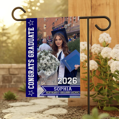 Class Of 2026 Flags - Graduation Flags - Perfect Gift for Graduates