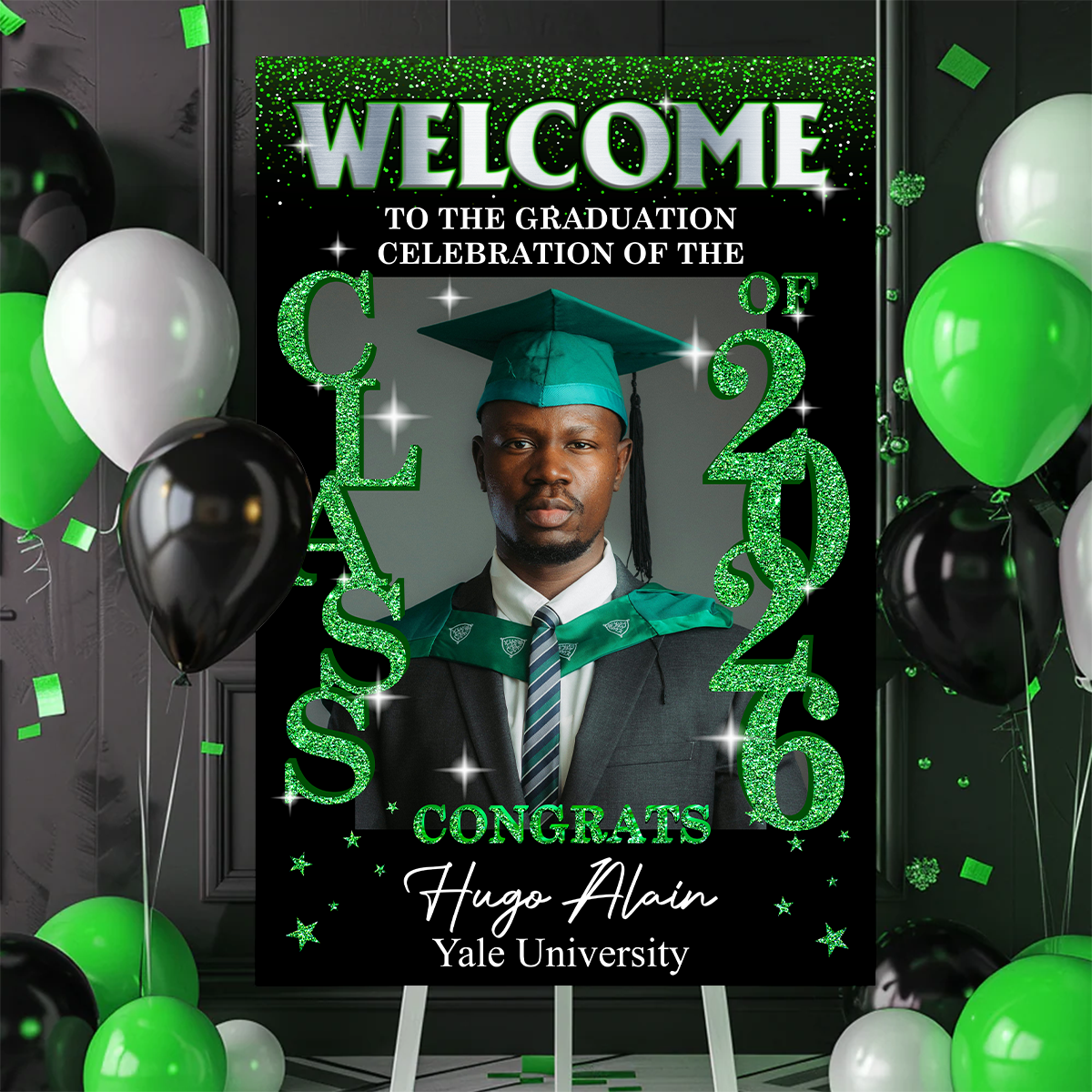 Graduation Class Of 2026 Personalized Welcome Sign