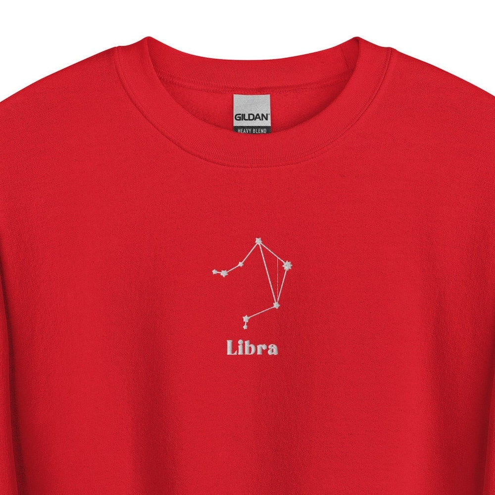 Libra Embroidered Sweatshirt, Embroidered Libra Crewneck Sweater, Embroidered Zodiac Shirt, Libra Shirt, Constellation Shirt 4_b33368cf-577e-42ab-8cca-6b44f443cd00.jpg