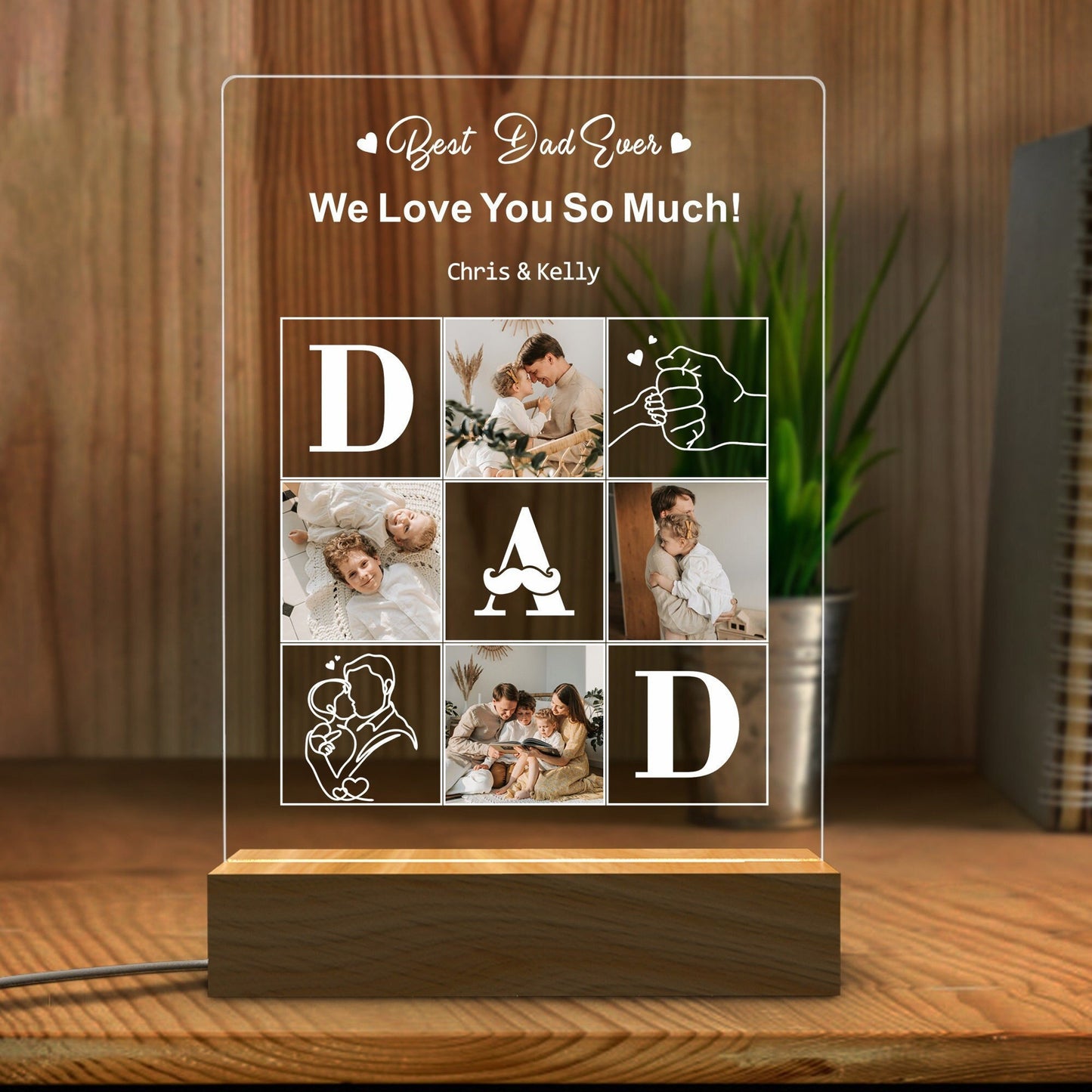 Best Dad Ever Photo Collage - Personalized 3D LED Light Wooden Base - Gift For Father 4_bb676821-1f30-4d93-bbb0-35b83ec61d86.jpg