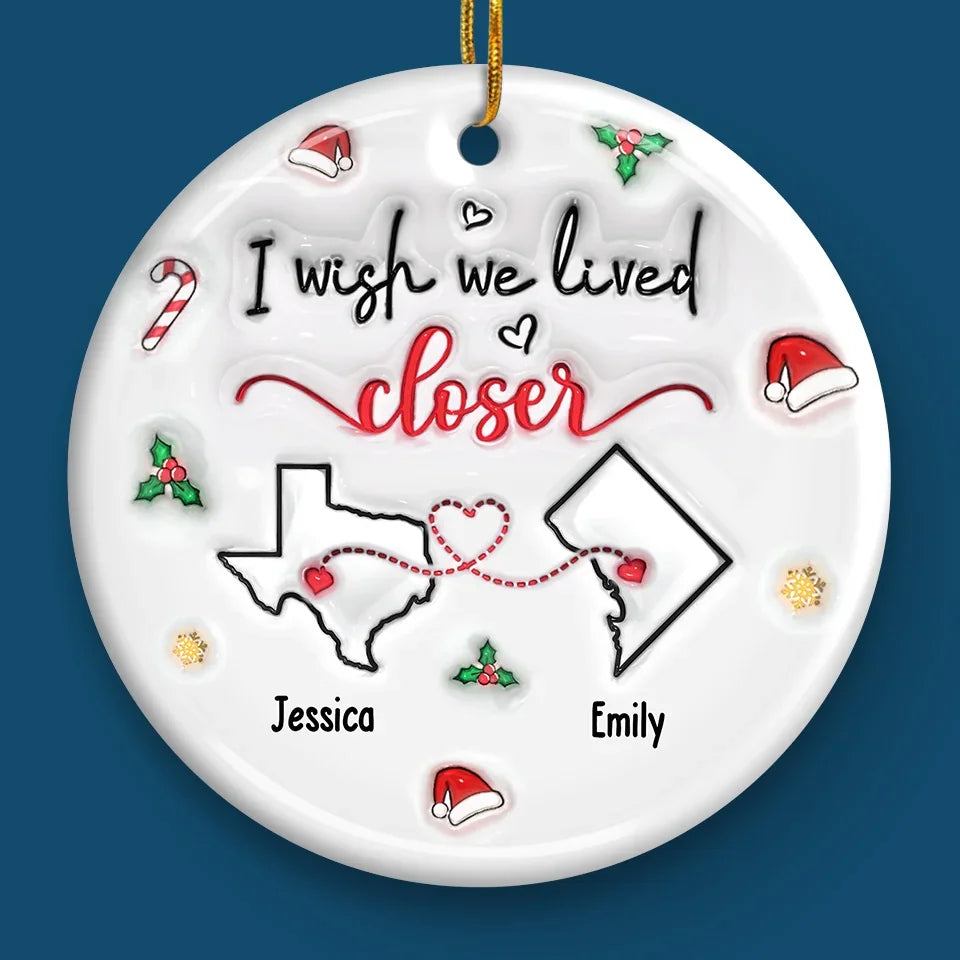 Long Distance Friends - Personalized 3D Inflated Effect Printed Ornament - Christmas For Friends, Besties, Family 4_c2ebe3b3-bcc4-4828-9a4f-54464d6ec5cf.jpg