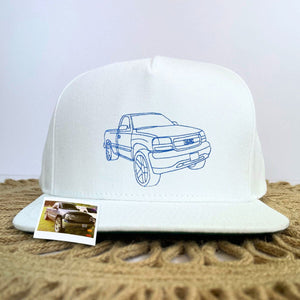 Custom Embroidered Car Classic Cap from Photo