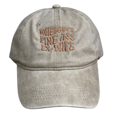 Customized EMBROIDERED Funny Divorce Hat, Somebody's Fine Ass Ex Wife Women's SnapBack Trucker Hat -Divorce Gift, Funny Divorce Gift For Her 4_e3b5b2ac-8193-4b17-ae3f-1e0e044b1c49.jpg