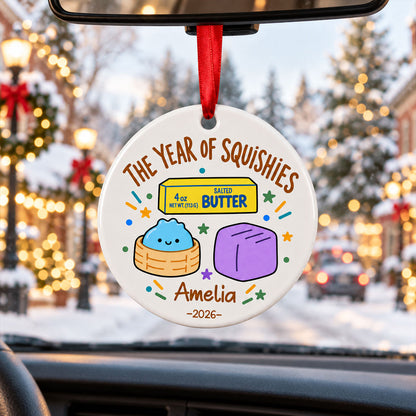 The Year of Squishies - Personalized Ceramic Ornament