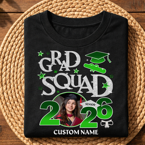 Custom Graduation T-shirt - Congratulations Class of 2026 T-shirt