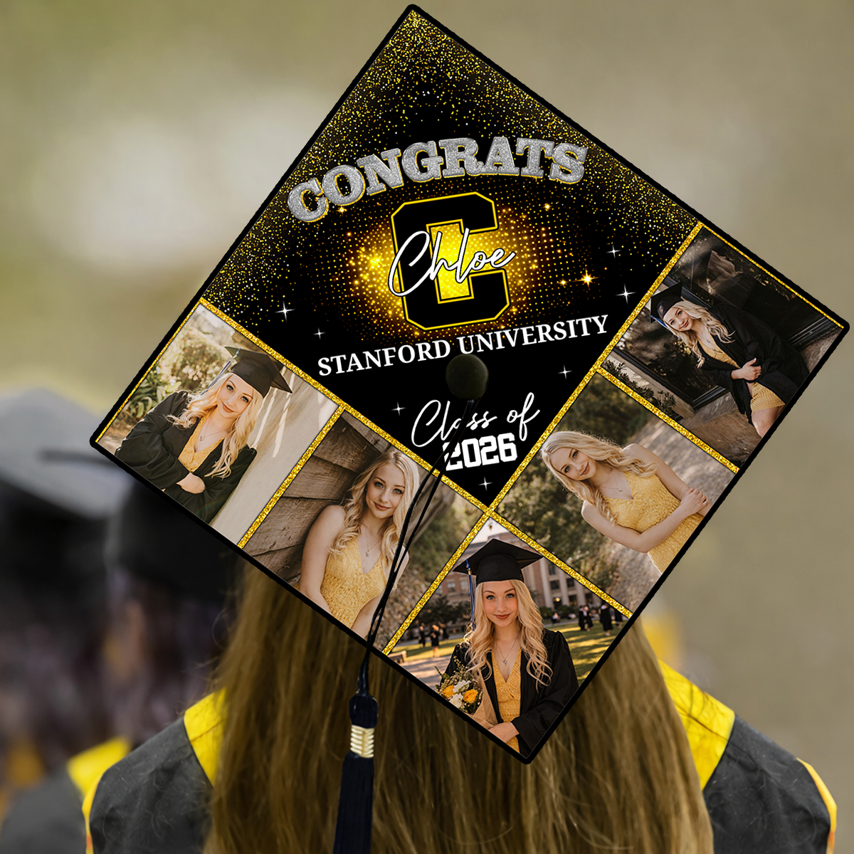 Photo Graduation Cap Topper, Decorations For Grad Cap