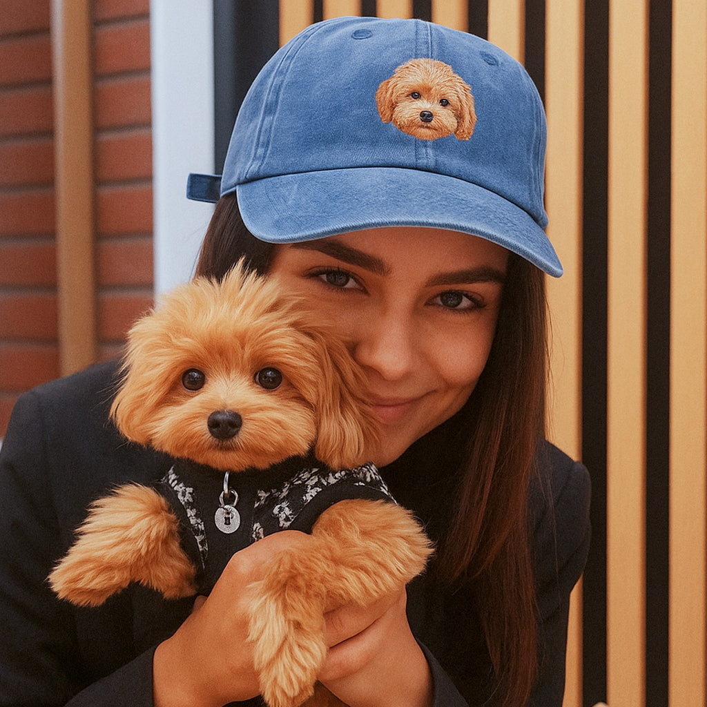 Custom Pet Embroidered Hat, Personalized Pet Hat, Custom Dog Baseball Cap, Christmas Gift For Her, Cat Hat For Cat Mom, Gift for Dog Lovers