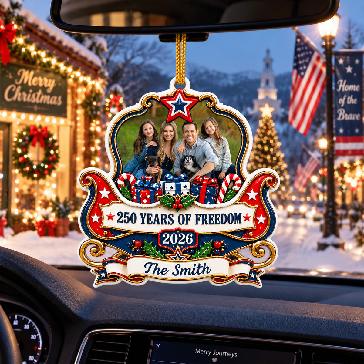 Our Christmas Crew - Real 3D Raised Ornament