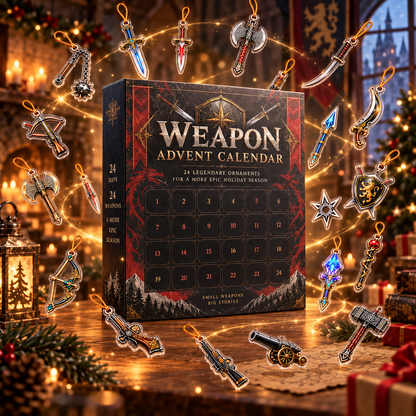 24 Days of Legendary Weapons Advent Calendar – Mini Fantasy Weapon Christmas Ornaments, Medieval Sword & Axe Collectible Countdown Gift 4a3bc28b-02a4-4d50-b9f7-c671e4702122-3.png