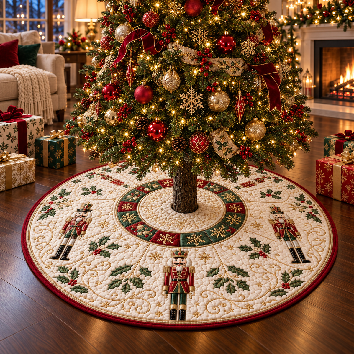 Vintage Nutcracker Christmas Tree Skirt, Quilted Holiday Tree Cover, Xmas Gift For Family 4a407400-3d1e-403c-801f-973aea52b643-V-y-c-y-th-ng-Noel-th-u-v-ng-1.png