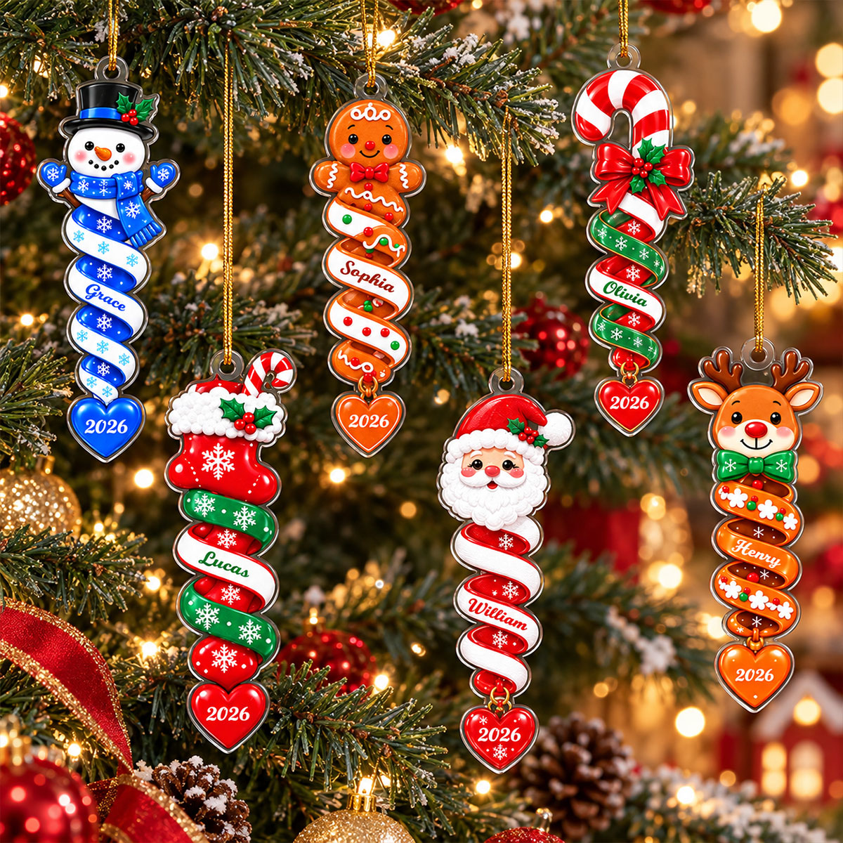 Custom Name Spiral Ornament Christmas, Ornament Gifts For Kids - Personalized Ornament 4a9cb96f-f8a5-4a1e-9d55-1b1792bf6dfe-2.jpg