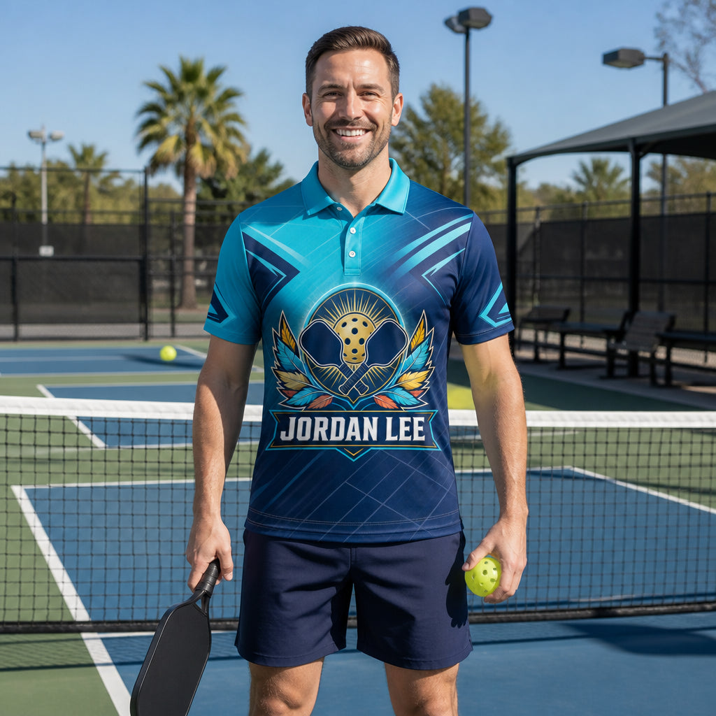 Custom Pickleball Mandala Feathers Team Polo - Personalized Polo shirt - All over printed 4a9f0e72-237a-4491-a3f8-91535c50b47d.jpg