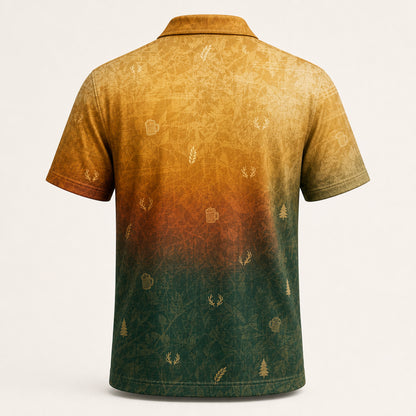 Beer & Deer Hunter All-Over Polo - Polo shirt - All over printed 4aae3d3b-9e96-4bbb-88f7-9265b54a5ec9.jpg