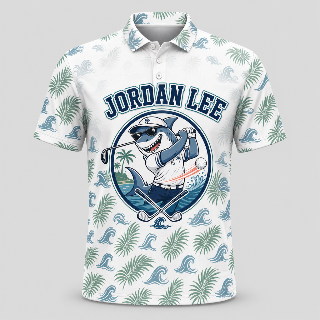 Personalized Shark Golfer Tropical AOP Polo - Personalized Polo shirt - All over printed 4ab75bea-4256-4728-bfe6-8aa9fcd70c41.png