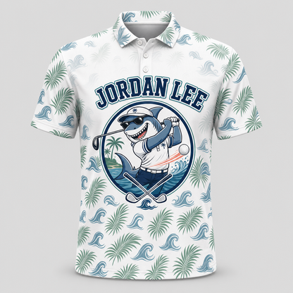 Personalized Shark Golfer Tropical AOP Polo - Personalized Polo shirt - All over printed 4ab75bea-4256-4728-bfe6-8aa9fcd70c41.png