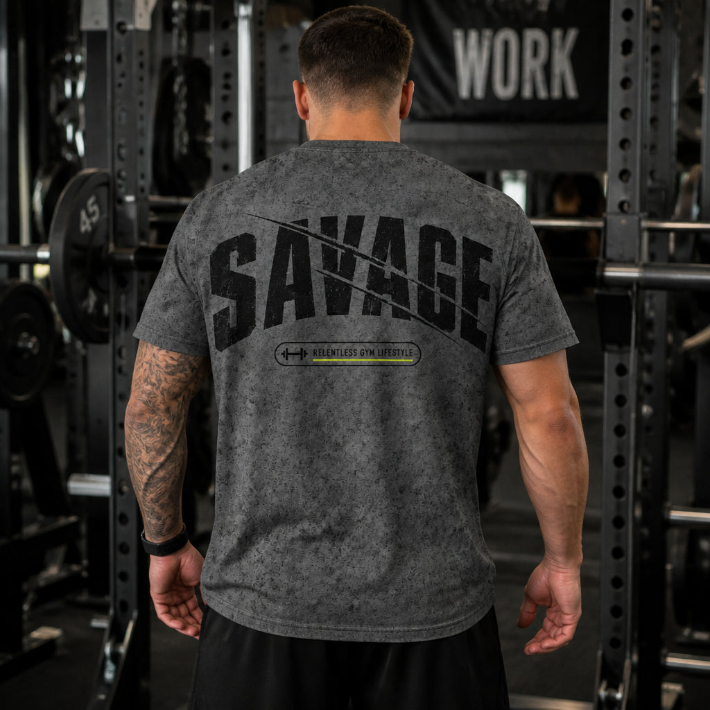 SAVAGE – Relentless Gym Lifestyle Tee - T-Shirt - All over printed 4b11bb06-cf80-4947-bb71-d97ed41b6b19.jpg