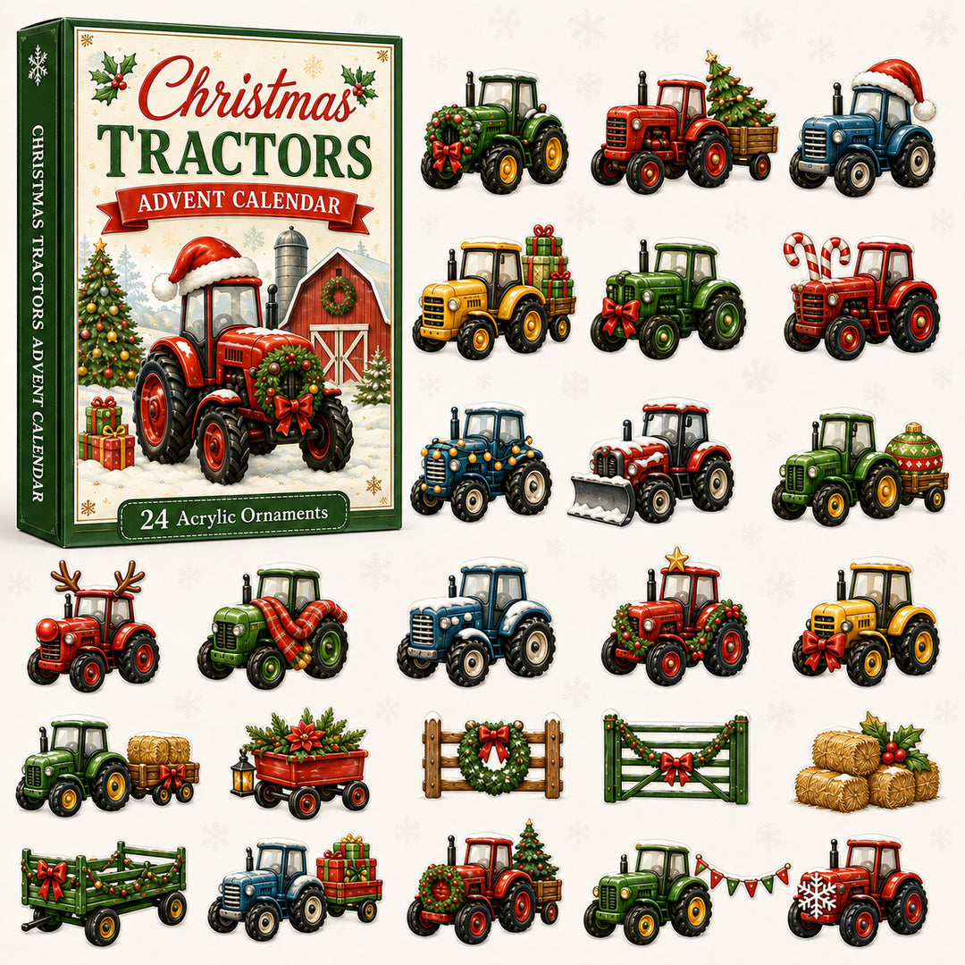 Christmas Tractors Advent Calendar 2026 - 24-Day Festive Countdown, Acrylic Charms Blind Box - Gift For Farmers 4b4e81d8-3f65-4742-bb5e-affd02580d1c-CHRISTMAS_KICKOFF_40_OFF_-_Christmas_Tractors_Advent_Calendar_2026_-_24-Day_Festive_Countdown_Ac.jpg