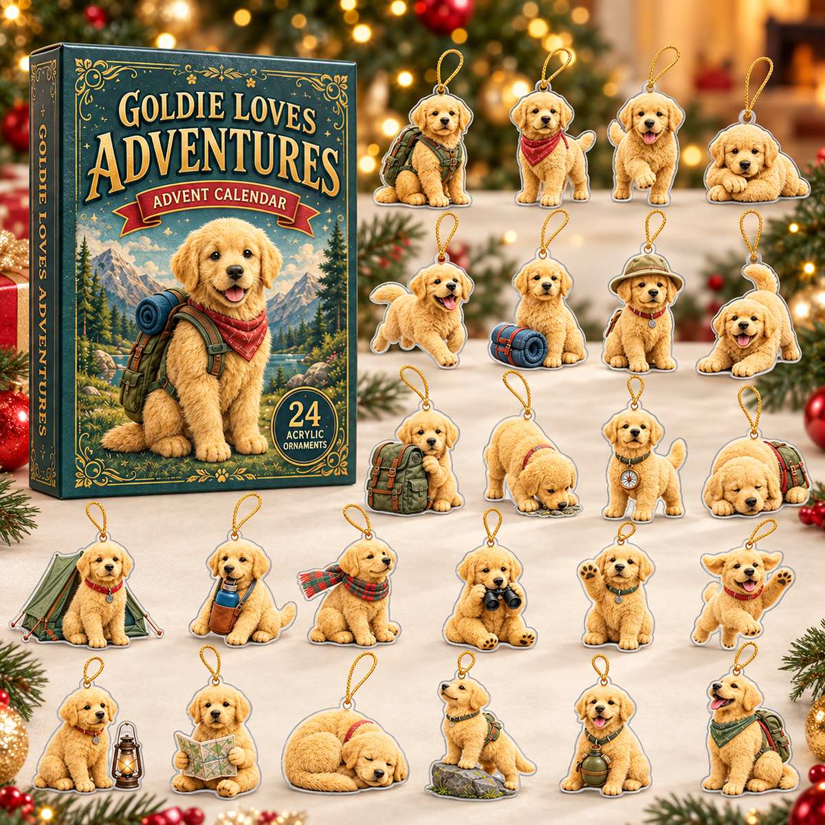 Goldie Adventures Advent Calendar 2026 - 24-Day Festive Countdown, Acrylic Charms Blind Box - Gift For Dog Lovers 4b687b83-c984-4c9a-a41e-379ed0614d49-golden-box-charms.png
