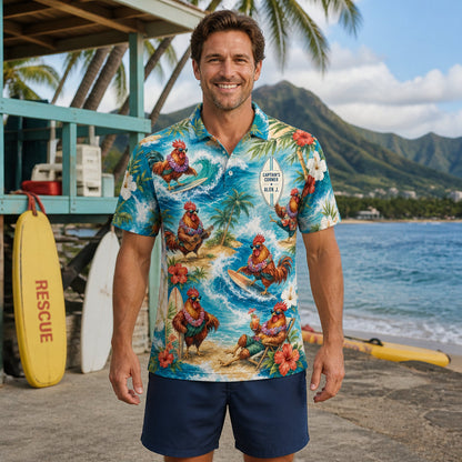 Personalized Aloha Patrol Rooster AOP Polo - Personalized Polo shirt - All over printed 4c09e7b6-a516-4123-b018-c39c12fee46e.jpg