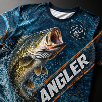 Personalized Largemouth Bass Angler AOP T‑Shirt - Personalized T-Shirt - All Over Printed 4c92f4cd-f232-42bf-af4d-e4a77d6f67e9.jpg