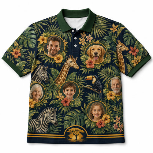 Jungle Safari Family Photo Polo - Hero