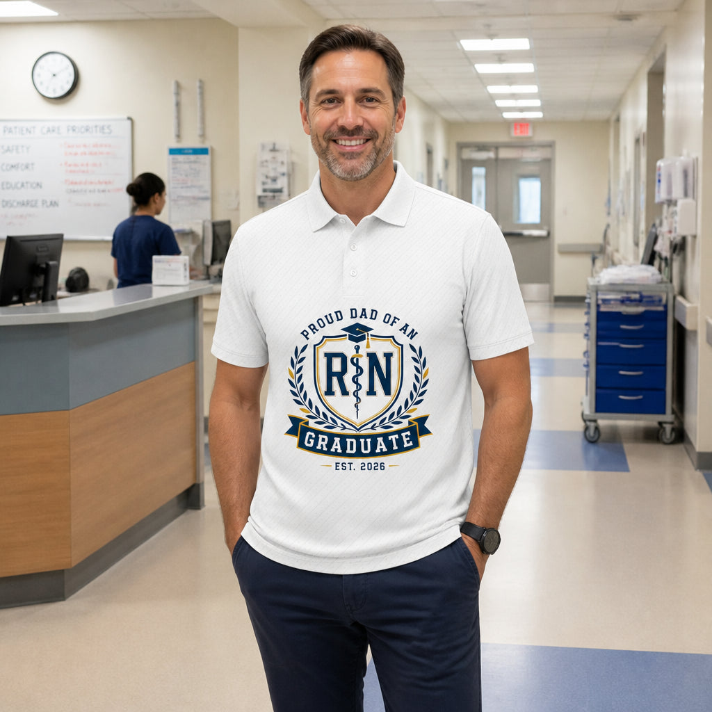 Proud [Relation] of an RN Graduate – Est. [Year] Crest Polo - Personalized Polo shirt - All over printed 4ce0d655-619d-4a7f-b7ce-49ab0f7ddc80.jpg