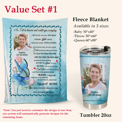 As I Sit In Heaven Blue Butterfly Custom Photo Blanket Memorial 4copy_306c941f-9a15-4814-be5a-8bd5b258e34d.png