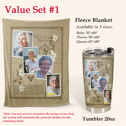 As I Sit In Heaven Custom 4 Photos Blanket Memorial 4copy_558de63c-a83c-4fd3-a987-ddcb70aa2848.png