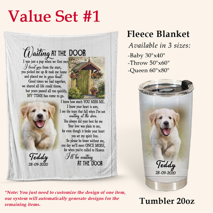 Waiting At The Door Upload Photo Blanket Memorial Gift For Dog Lovers 4copy_beea7606-2316-409a-a809-824b73b839e4.png
