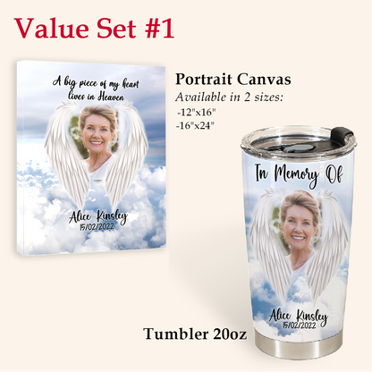 In Memory Personalized Gifts - Angel Wings A Big Piece Of My Heart - Hot Cold Tumbler Personalized 4copy_cc0f38f9-4b17-446c-b7d3-b9b3c94eadc9.png