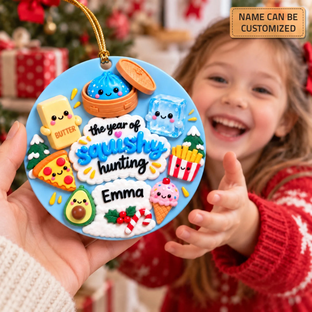 Squishy Hunting Time - Ceramic Ornament - Christmas Gift For Friends, Family 4d0c4d66-ab52-4571-8f23-ee4f515cac34-6aaa5f616772b.jfif