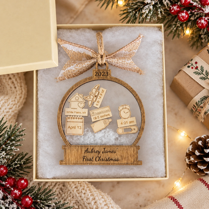 Baby's First Christmas Ornament: Snow Globe Keepsake - 4D Shaker Ornament - Gift For Baby 4d39adb6-511b-48c5-a90a-05df2350e90d-ChatGPT-Image-10_02_56-12-thg-9-2026.png