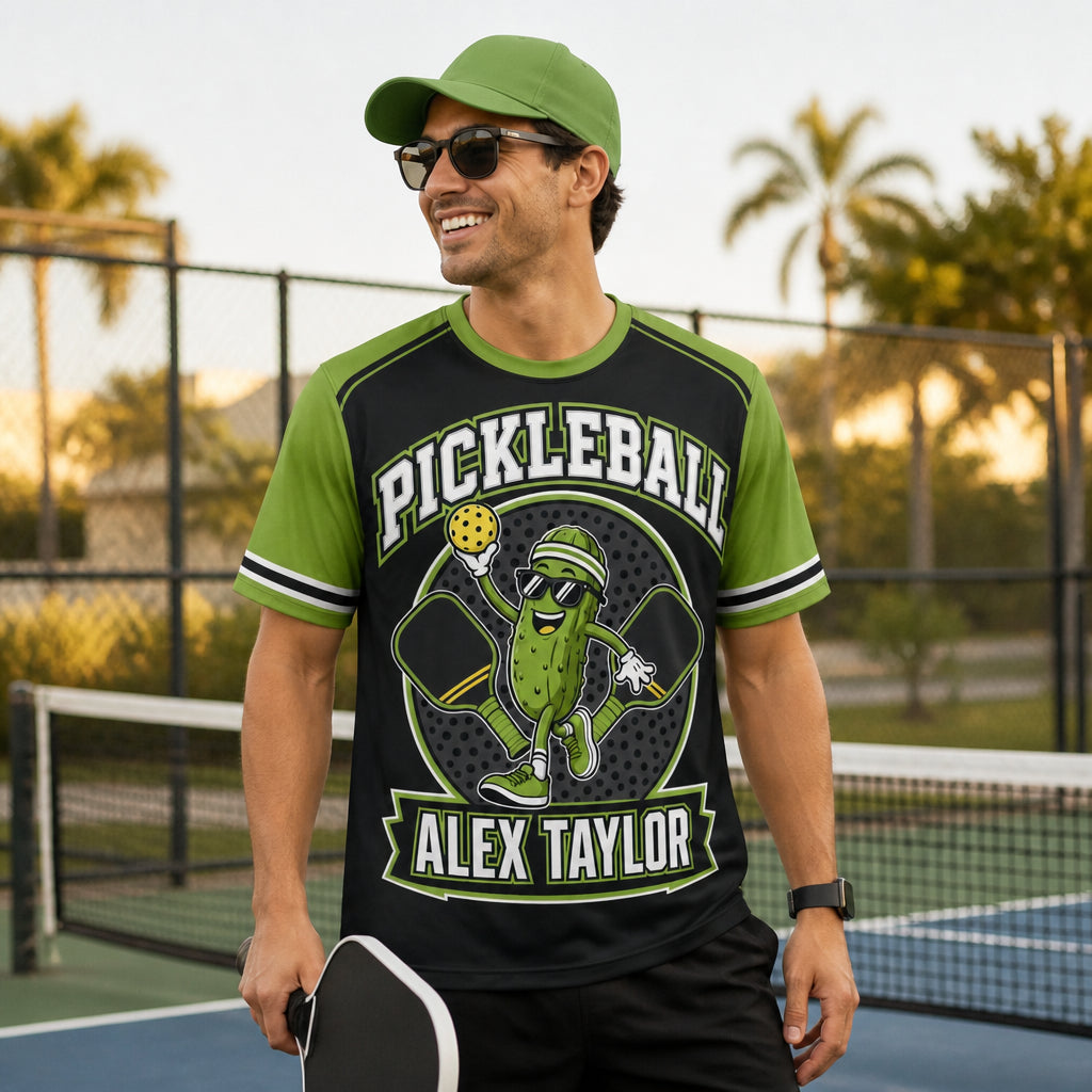 Pickleball Mascot Name AOP T‑Shirt - Personalized T-Shirt - All over printed 4d3e8374-a068-446d-9c64-e9c5987d19c7.jpg