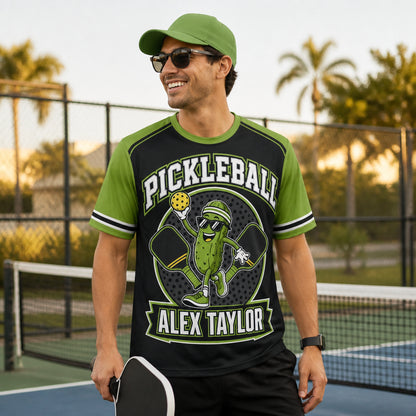 Pickleball Mascot Name AOP T‑Shirt - Personalized T-Shirt - All over printed 4d3e8374-a068-446d-9c64-e9c5987d19c7.jpg