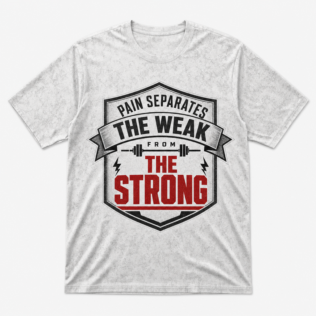 Pain Separates The Weak From The Strong – Gym Motivation Tee - T-Shirt - All over printed 4d8f5343-4c98-47dc-878e-9bc00f6dcb50.png