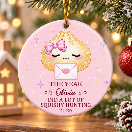 Cute Gift For Kids 2026 Cute Dumpling Squishy Hunter - Personalized Ornament - Gift For Kid, Famlily 4da1747e-ce26-4a76-a9c9-a4f6cf3ae82c-9.png