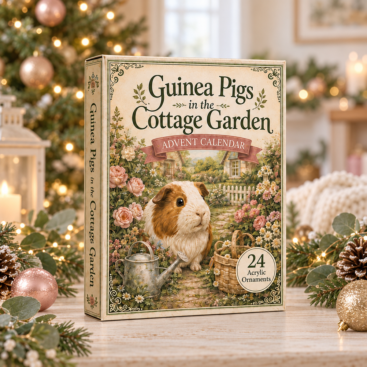 Cottage Guinea Pig Advent Calendar 2026 - 24-Day Festive Countdown, Acrylic Charms Blind Box - Gift For Guinea Pig Lovers 4de47d06-7466-4483-8a98-315c0bde0833-guinea-pig-box.png