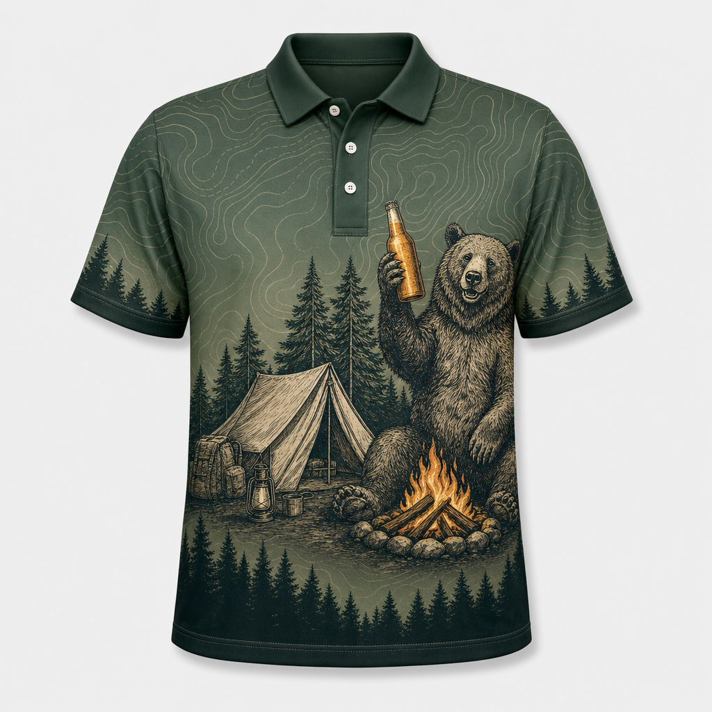 Camping Beer Story AOP Polo - Polo shirt - All over printed 4dfec007-53ae-4d87-9a1f-8655d9302fa2.png