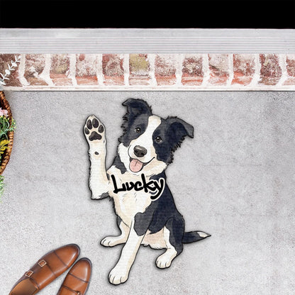 Personalized Dog-Shaped Doormat with Custom Name, Welcome Mat, Gift for Dog Lovers 4dfef0d7-9d54-45c7-b9fc-4cc765ab6839-4.webp