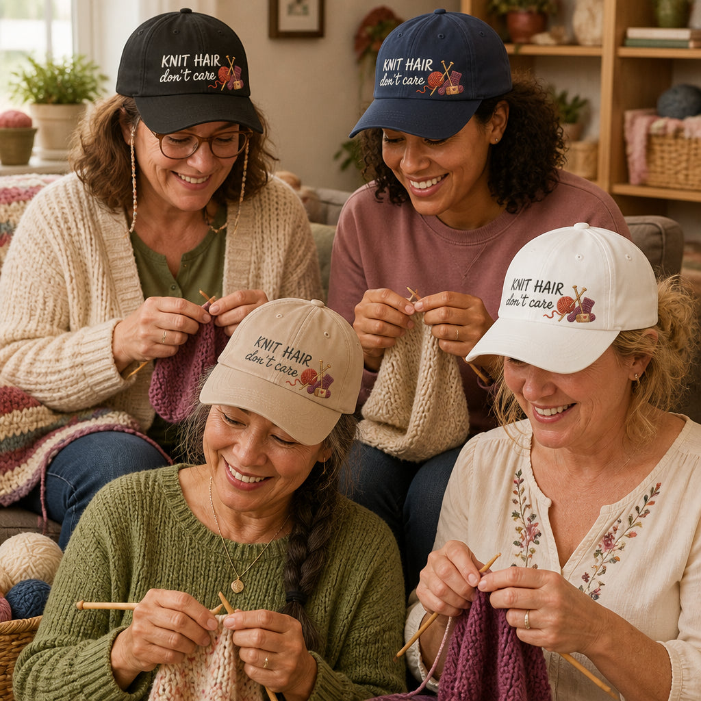 Knit Hair Dont Care Cap - Available in multiple colors