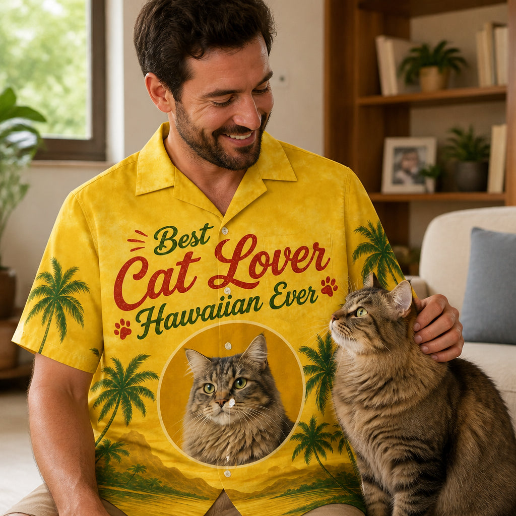 Cat Lover Hawaiian - Lifestyle 1